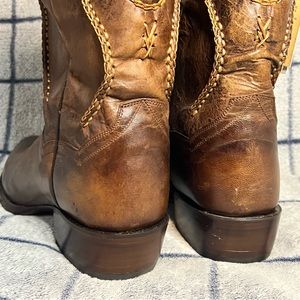 Dan Post Men's Racer Tan Leather Western Boots